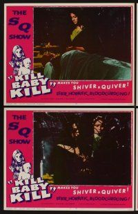 9c208 KILL BABY KILL 8 LCs '67 Mario Bava's Operazione Paura, creepy little girl killer!