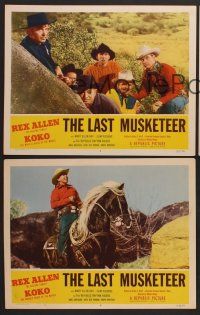 9c681 LAST MUSKETEER 3 LCs '52 Arizona Cowboy Rex Allen w/miracle horse Koko, Slim Pickens!