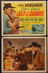 9c214 LAST OF THE DUANES 8 LCs '41 Lynne Roberts, George E. Stone, Zane Grey!