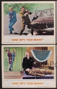 9c608 ONE SPY TOO MANY 4 LCs '66 Robert Vaughn, David McCallum, The Man from UNCLE!
