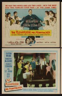 9c301 REMARKABLE MR. PENNYPACKER 8 LCs '59 Clifton Webb, he can do it better than anyone!