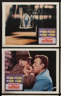 9c501 REQUIEM FOR A HEAVYWEIGHT 6 LCs '62 Anthony Quinn, Jackie Gleason, Julie Harris, boxing!