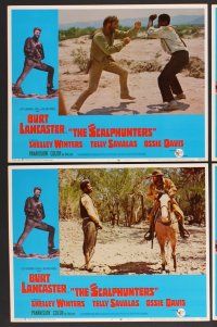 9c316 SCALPHUNTERS 8 LCs '68 Burt Lancaster, Ossie Davis, Telly Savalas, Shelley Winters!