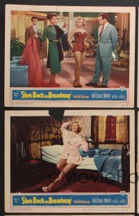 9c544 SHE'S BACK ON BROADWAY 5 LCs '53 full-length sexy Virginia Mayo in skimpy outfits!