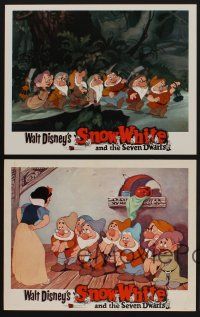 9c627 SNOW WHITE & THE SEVEN DWARFS 4 LCs R67 Walt Disney animated cartoon fantasy classic!