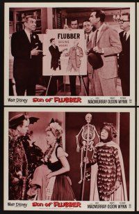 9c338 SON OF FLUBBER 8 LCs R74 Walt Disney, absent-minded professor Fred MacMurray!
