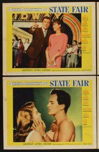 9c346 STATE FAIR 8 LCs '62 Pat Boone, Rodgers & Hammerstein musical!