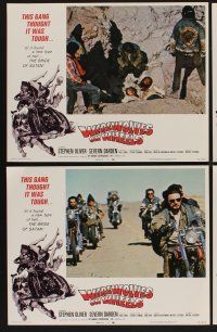 9c406 WEREWOLVES ON WHEELS 8 LCs '71 great images of bikers on motorcycles!