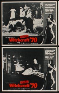 9c416 WITCHCRAFT '70 8 LCs '70 Angeli bianchi... Angeli neri, wild images of sexy horror rituals!