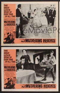 9c720 WUTHERING HEIGHTS 3 LCs R63 Laurence Olivier is torn with desire for Merle Oberon!