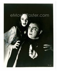 9d074 CARROLL BORLAND signed 8x10 REPRO still '93 with Bela Lugosi from Mark of the Vampire!