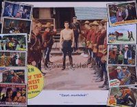 9d014 LOT OF 12 COWBOY WESTERN LOBBY CARDS lot '35 - '51 lots of cool images from B-westerns!