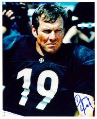 9d081 DENNIS QUAID signed color 8x10 REPRO still '02 close up of the actor in football uniform!