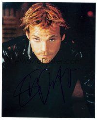 9d118 STEPHEN DORFF signed color 8x10 REPRO still '01 close up of the star wearing leather jacket!