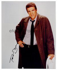 9d119 TED DANSON signed color 8x10 REPRO still '00s full-length portrait his hand on his hip!