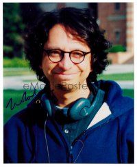 9d122 WALLACE WOLODARSKY signed color 8x10 REPRO still '02 smiling portrait of the director!
