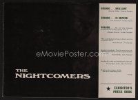 9d354 NIGHTCOMERS English pressbook '71 creepy Marlon Brando, Michael Winner English horror!