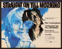 9d366 STRAIGHT ON TILL MORNING English pressbook '72 Rita Tushingham, English horror!