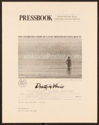 9d323 DEATH IN VENICE pressbook '71 Luchino Visconti's Morte a Venezia, Bogarde, Silvana Mangano
