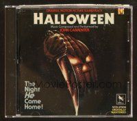9d148 HALLOWEEN soundtrack CD '90 original score by director John Carpenter!