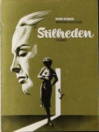 9d216 SILENCE Danish program '64 Ingmar Bergman's Tystnadenstarring Ingrid Thulin!