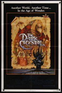 9e303 DARK CRYSTAL 1sh '82 Jim Henson & Frank Oz, Richard Amsel fantasy art!