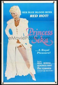 9e726 PRINCESS SEKA 1sh '80 her blue blood runs red hot, a royal pleasure!