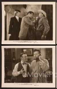 9f565 ACCOMPLICE 16 8x10 stills '46 Richard Arlen is wanted by the law, Veda Ann Borg!