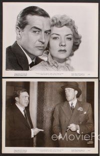 9f771 ALIAS NICK BEAL 8 8x10 stills '49 Ray Milland must murder Mitchell for Audrey Totter's love!