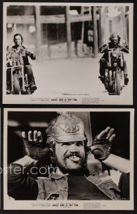 9f670 ANGELS HARD AS THEY COME 10 8x10 stills '71 Scott Glenn, cool motorcycle images!