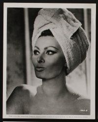 9f649 ARABESQUE 11 8x10 stills '66 Gregory Peck & sexy images of Sophia Loren, Stanley Donen