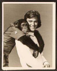 9f126 B.J. & THE BEAR 3 TV 7x9 stills '79 trucker Greg Evigan & Sam the chimp!