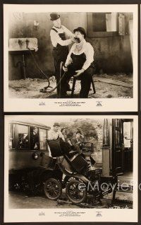 9f893 CRAZY WORLD OF LAUREL & HARDY 4 8x10 stills '67 Hal Roach, great images of Stan & Ollie!