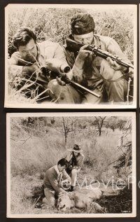 9f582 RHINO 16 8x10 stills '64 Harry Guardino, Robert Culp & Shirley Eaton in Africa!