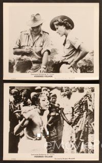 9f497 SORCERERS' VILLAGE 30 8x10 stills R60s great images of natives in the Voodoo Village!