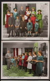 9f148 CHEAPER BY THE DOZEN 15 color 8x10 stills '50 Clifton Webb, Jeanne Crain, Myrna Loy