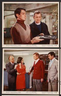 9f442 JACK OF DIAMONDS 5 color 8x10 stills '67 George Hamilton, Marie Laforet, Zsa Zsa Gabor, Preiss