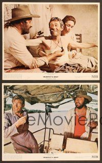 9f463 MURPHY'S WAR 4 color 8x10 stills '71 Peter O'Toole, directed by Peter Yates!