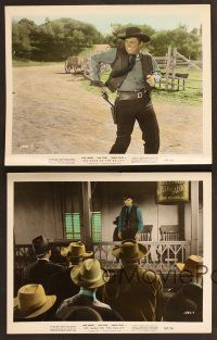 9f215 NO NAME ON THE BULLET 10 color 8x10 stills '59 Audie Murphy, directed by Jack Arnold