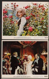 9f226 ON A CLEAR DAY YOU CAN SEE FOREVER 9 color 8x10 stills '70 Barbra Streisand, Yves Montand