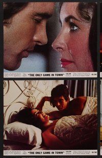 9f374 ONLY GAME IN TOWN 8 color 8x10 stills '69 Elizabeth Taylor & Warren Beatty in love in Vegas!