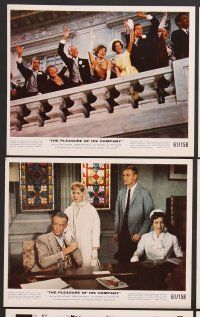 9f186 PLEASURE OF HIS COMPANY 11 color 8x10 stills '61 Fred Astaire, Debbie Reynolds, Palmer, Hunter