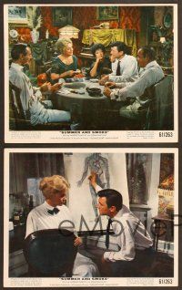 9f473 SUMMER & SMOKE 4 color 8x10 stills '61 Laurence Harvey & Geraldine Page, Tennessee Williams