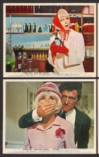 9f042 CAPRICE 8 color English FOH LCs '67 pretty Doris Day, Richard Harris, Ray Walston