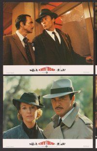 9f060 CITY HEAT 8 color English FOH LCs '85 Clint Eastwood the cop & Burt Reynolds the detective!