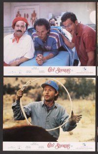 9f061 CITY SLICKERS 8 color English FOH LCs '91 Billy Crystal, Daniel Stern, Jack Palance, Kirby
