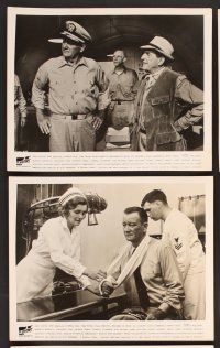 9f094 IN HARM'S WAY 6 English 8x10 stills '65 John Wayne, Kirk Douglas, directed by Otto Preminger!