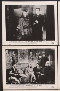 9f084 SOMEWHERE IN THE NIGHT 8 English FOH LC '46 John Hodiak, Nancy Guild, film noir!