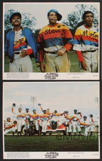 9f249 BINGO LONG 8 8x10 mini LCs '76 Billy Dee Williams, James Earl Jones, Richard Pryor, baseball