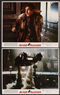 9f254 BLADE RUNNER 8 8x10 mini LCs '82 Ridley Scott sci-fi classic, Harrison Ford, Daryl Hannah